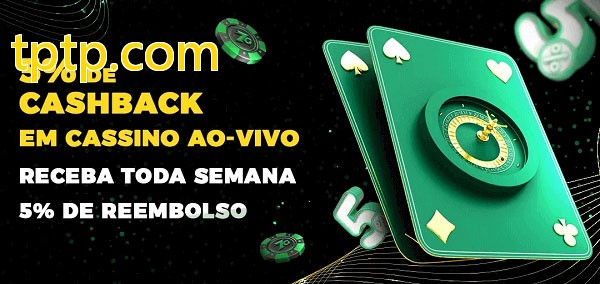 Promoções do cassino ao Vivo tptp.com